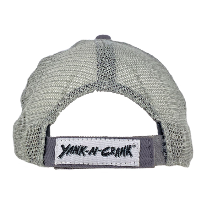 Gray Mesh SAILFISH Yank-N-Crank Hat